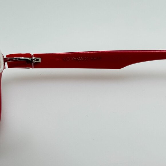 Kio Yamato Eyeglasses Eye Glasses Frames KP-122 Japan Red 48-22-134 main image 2